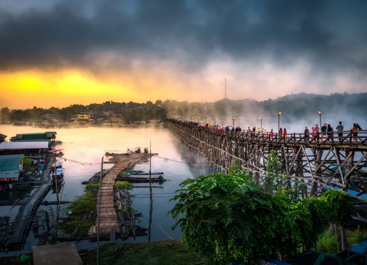 La Thaïlande autrement — étape 05 — Les moines et le lac de Sangkhlaburi