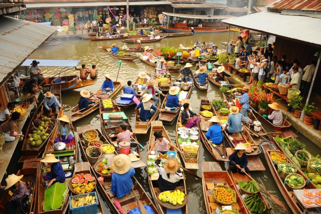 La Thaïlande autrement — étape 08 — Les marchés flottants d’Amphawa