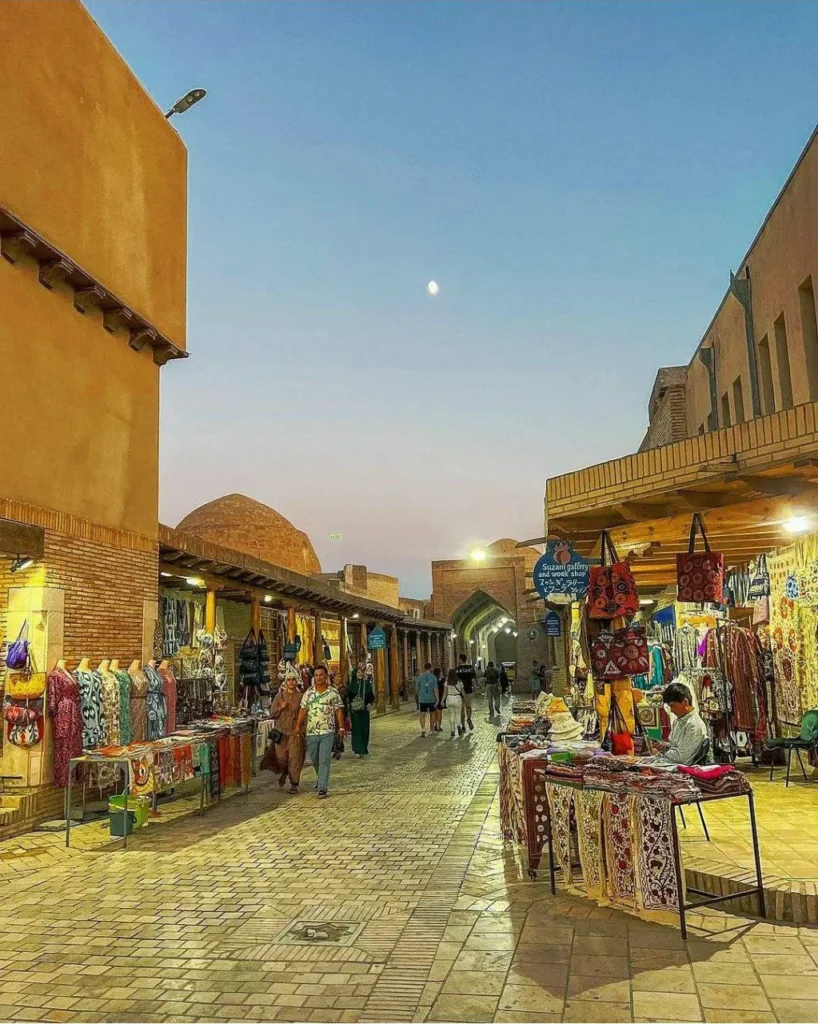Covered market in Bukhara