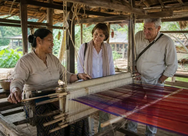 De Saigon au royaume d’Angkor — étape 11 — Mémoire de Phnom Penh et soie de Koh Dach